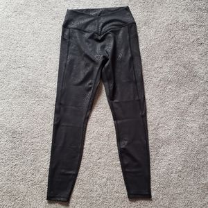 Curves and Combat Boots V4 Black Snakeskin Legging